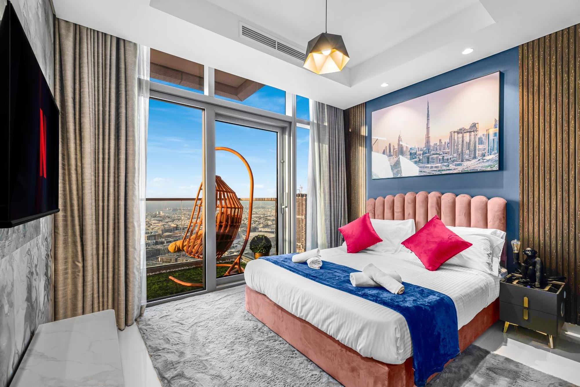 64th Floor Skyline Pool With Burj Khalifa View In Paramount Midtown Appartement Dubaï