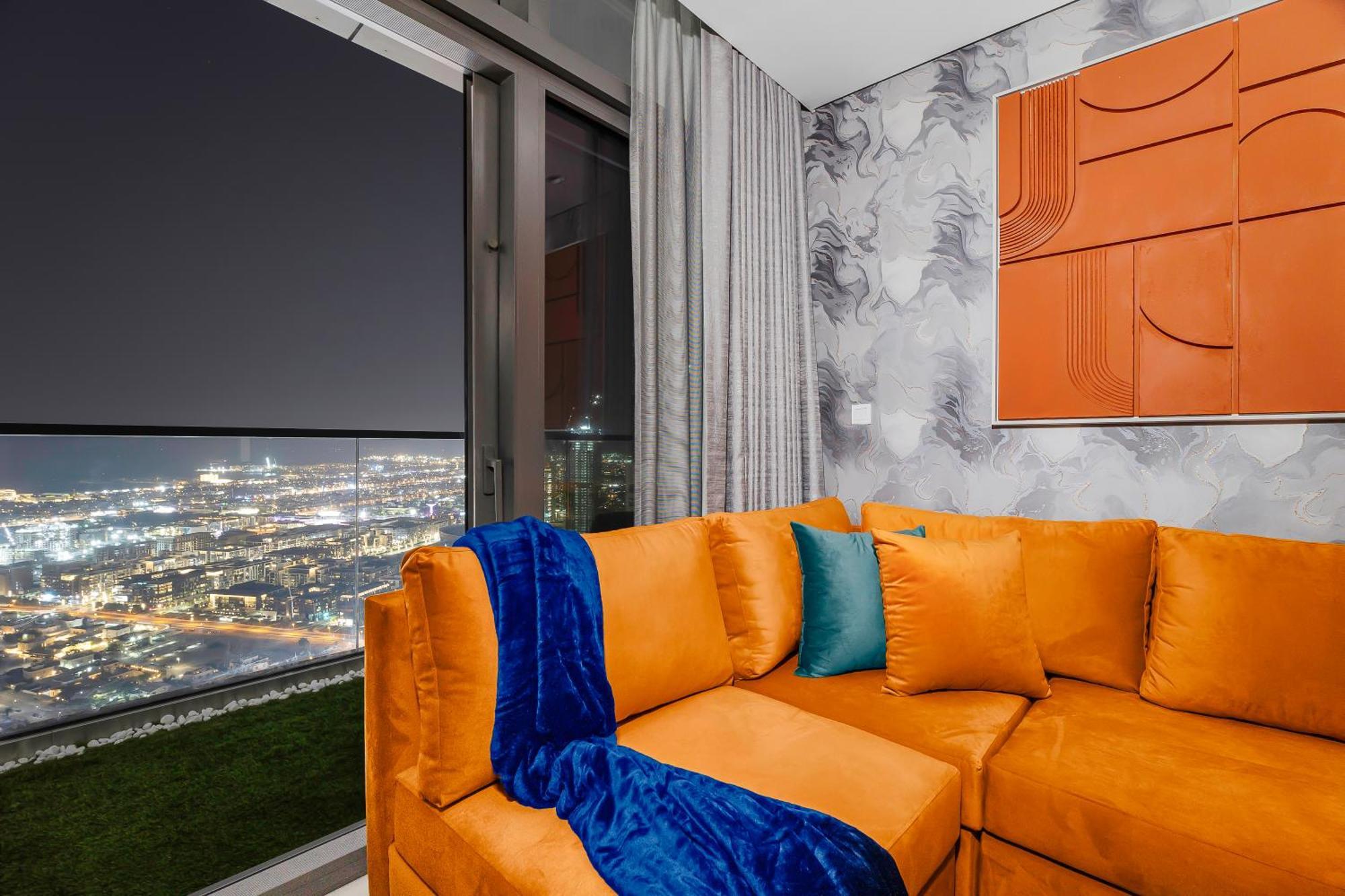 Appartement 64th Floor Skyline Pool With Burj Khalifa View In Paramount Midtown Dubaï