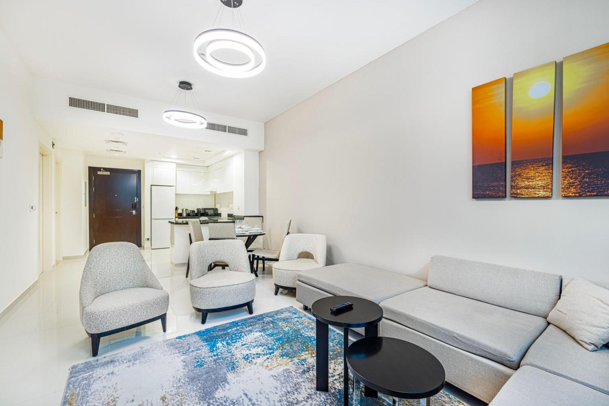 Apartemen Daniels Stylish 1br In Jumeirah Village Circle *