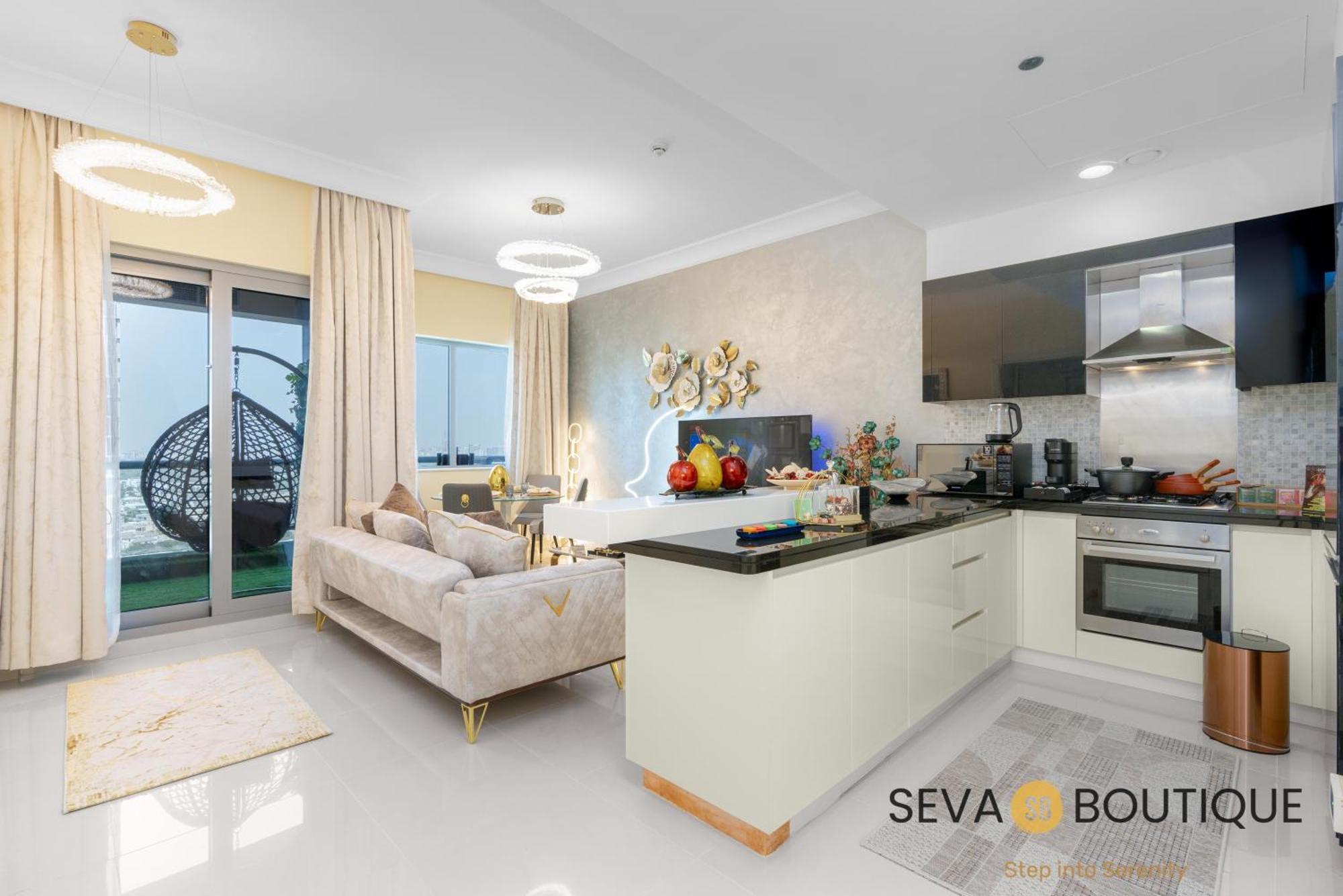 Seva Boutique - Luxurious Dwelling - 5 Mins Walk To Burj Khalifa & 2 Min To Mall Downtown Apartment