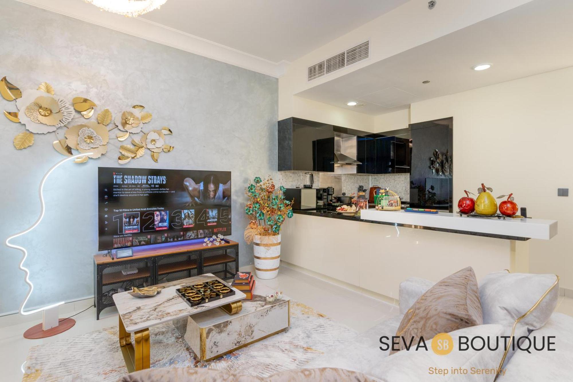 Seva Boutique - Luxurious Dwelling - 5 Mins Walk To Burj Khalifa & 2 Min To Mall Downtown * Dubai