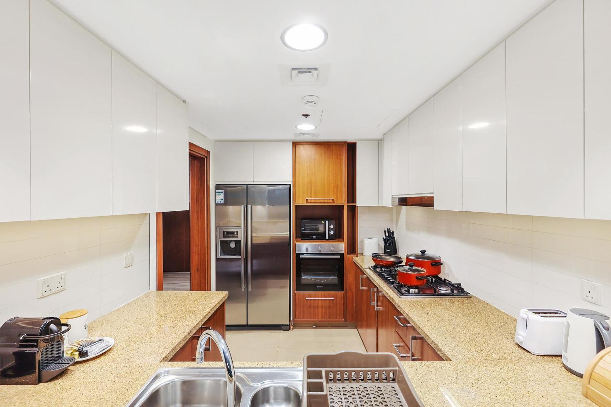 First Class 3br With Full Burj Khalifa And Fountain View Apartamento Dubai