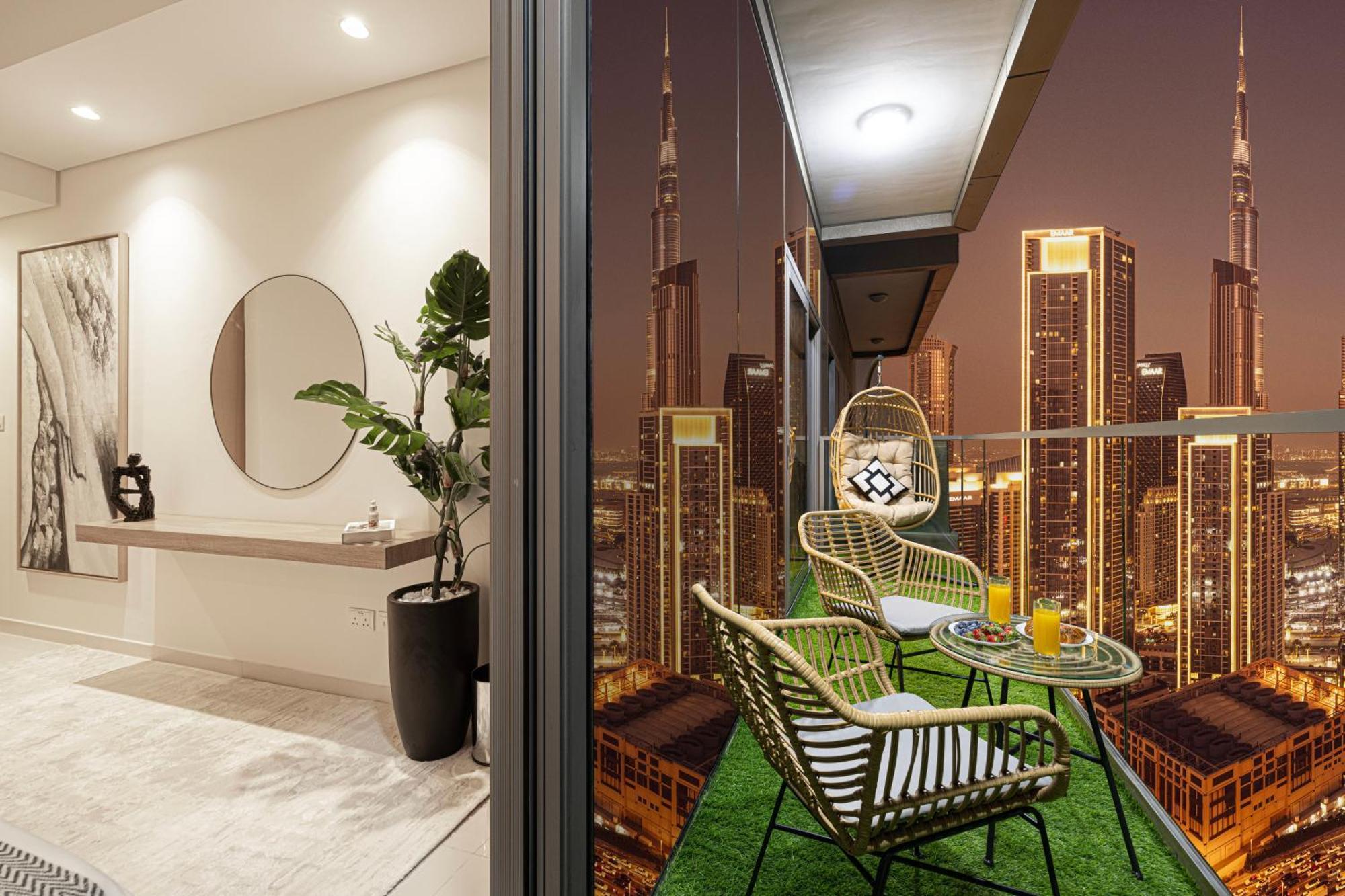 Apartament Scenic Infinity Pool With Burj Khalifa Views
