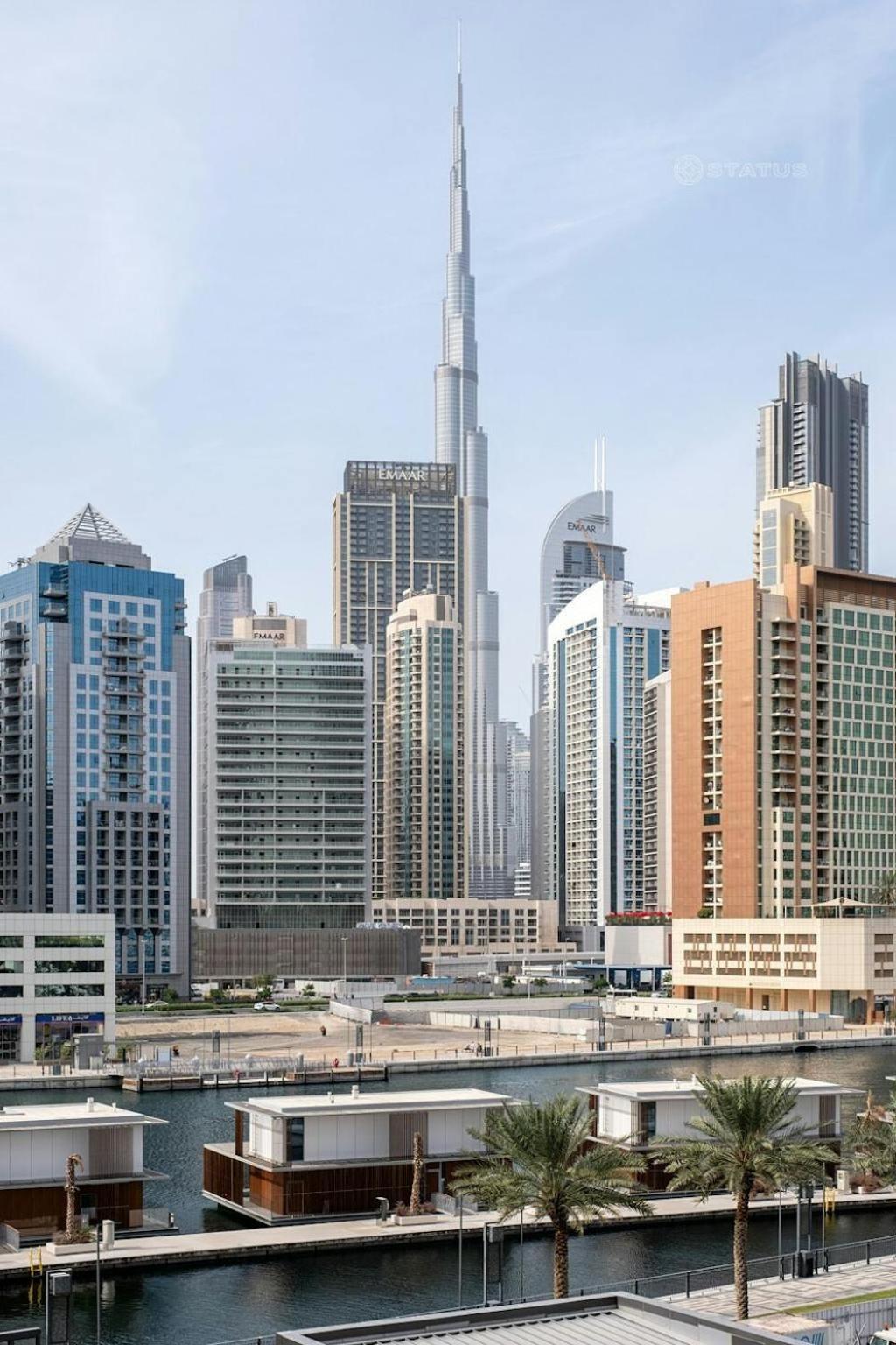 2br-bd-15ns Burj Khalifa Canal Views Apartamento Dubái