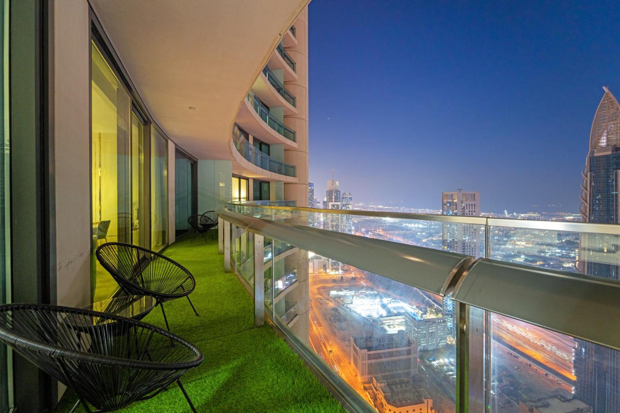 First Class 2br With Full Skyline & Sea View Apartamento Dubái