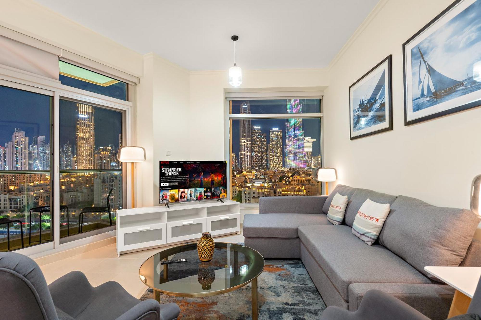 Apartment Prime 2br With Balcony & Full Burj Khalifa Views