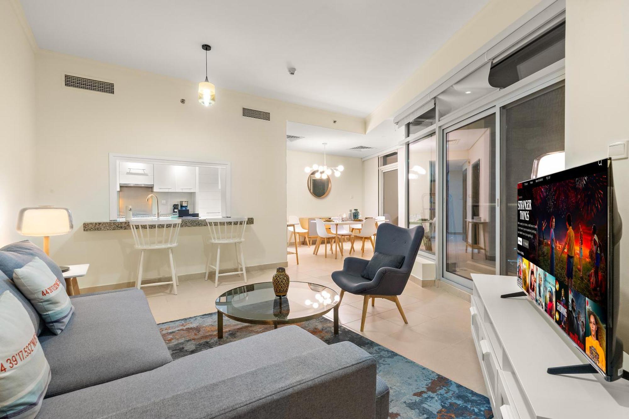 Apartment Prime 2br With Balcony & Full Burj Khalifa Views