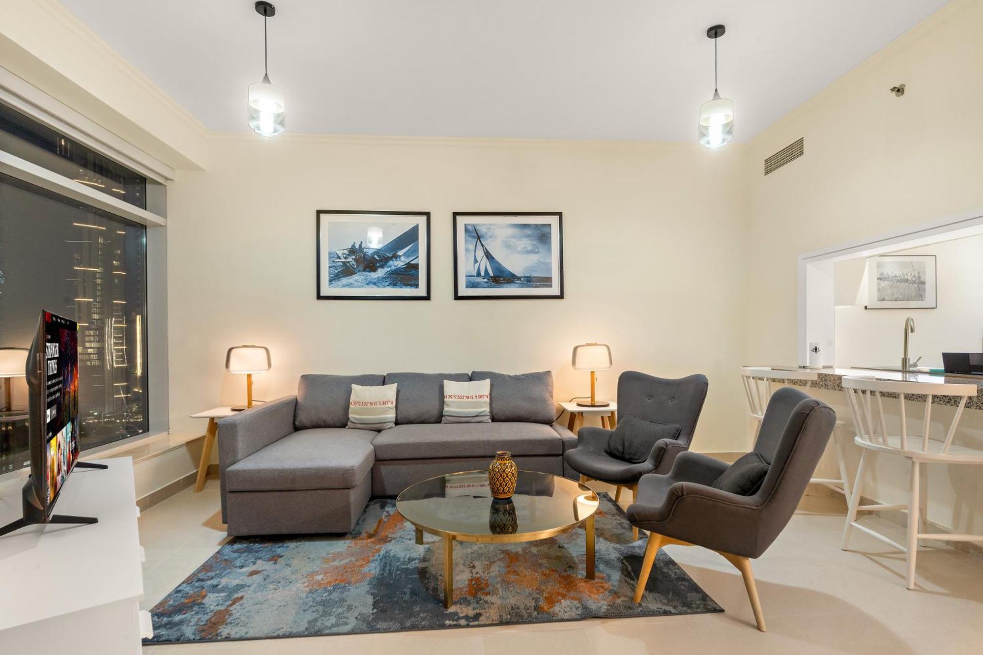 Prime 2br With Balcony & Full Burj Khalifa Views Appartement