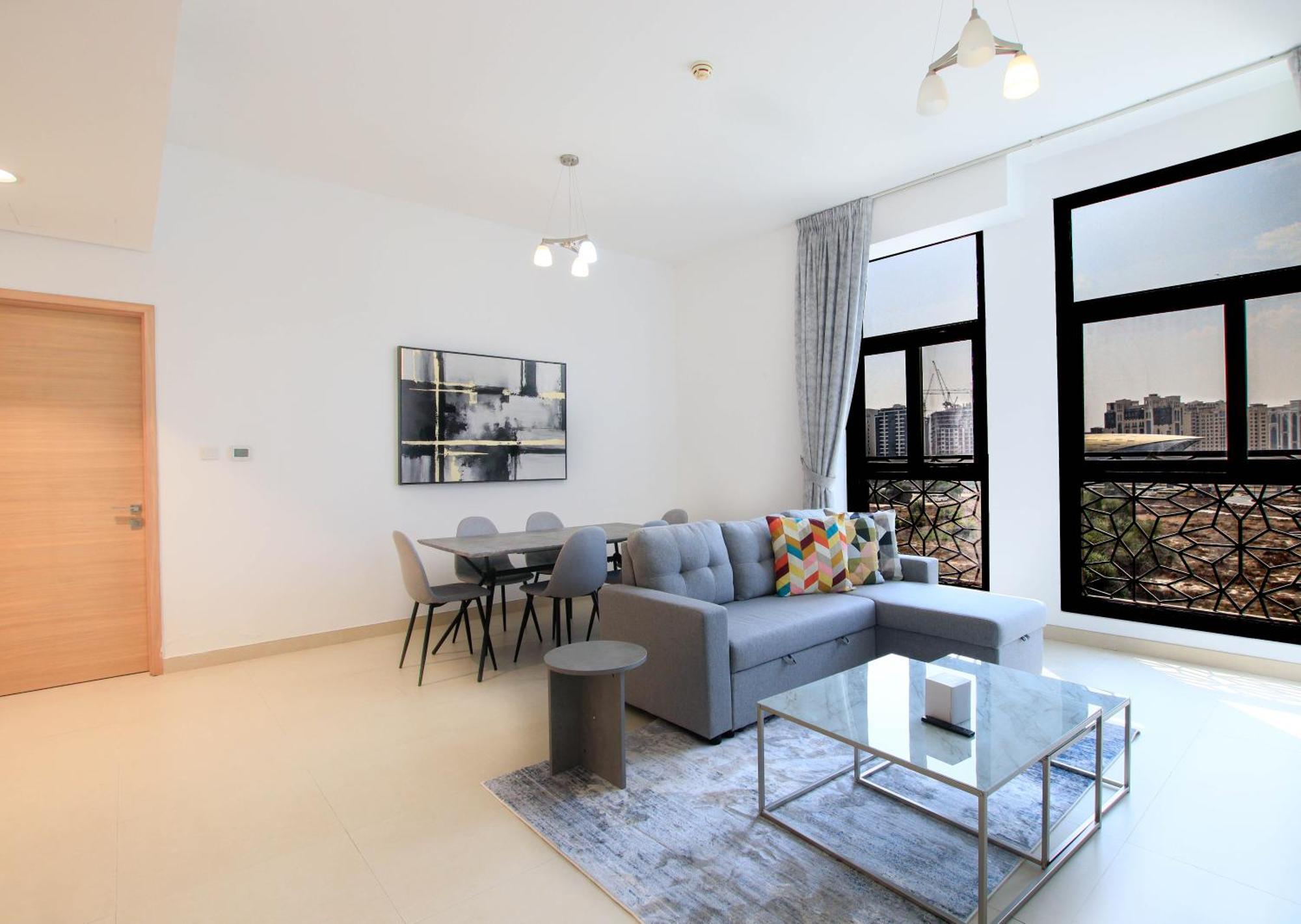 Appartement Chic 1br Iris Amber Al Jaddaf