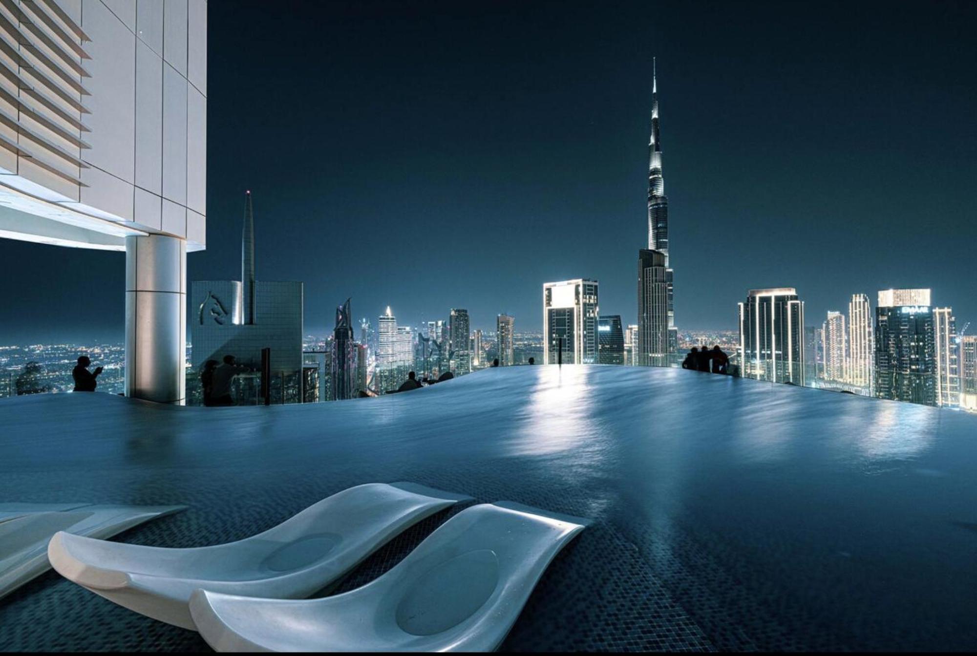 Apartament Scenic Infinity Pool With Burj Khalifa Views