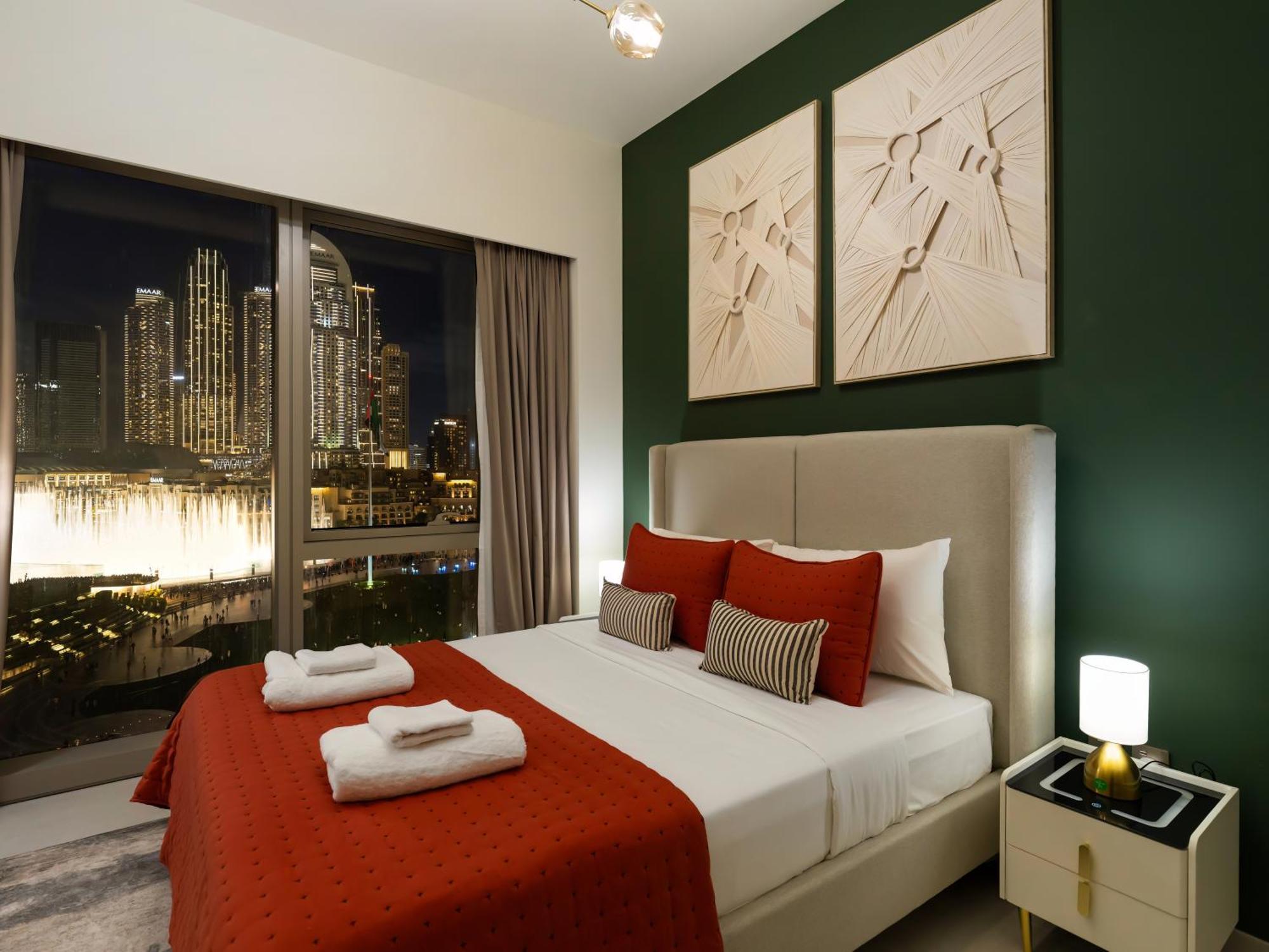 Direct Burj Khalifa & Fountain Views Lux 2br Apartamento