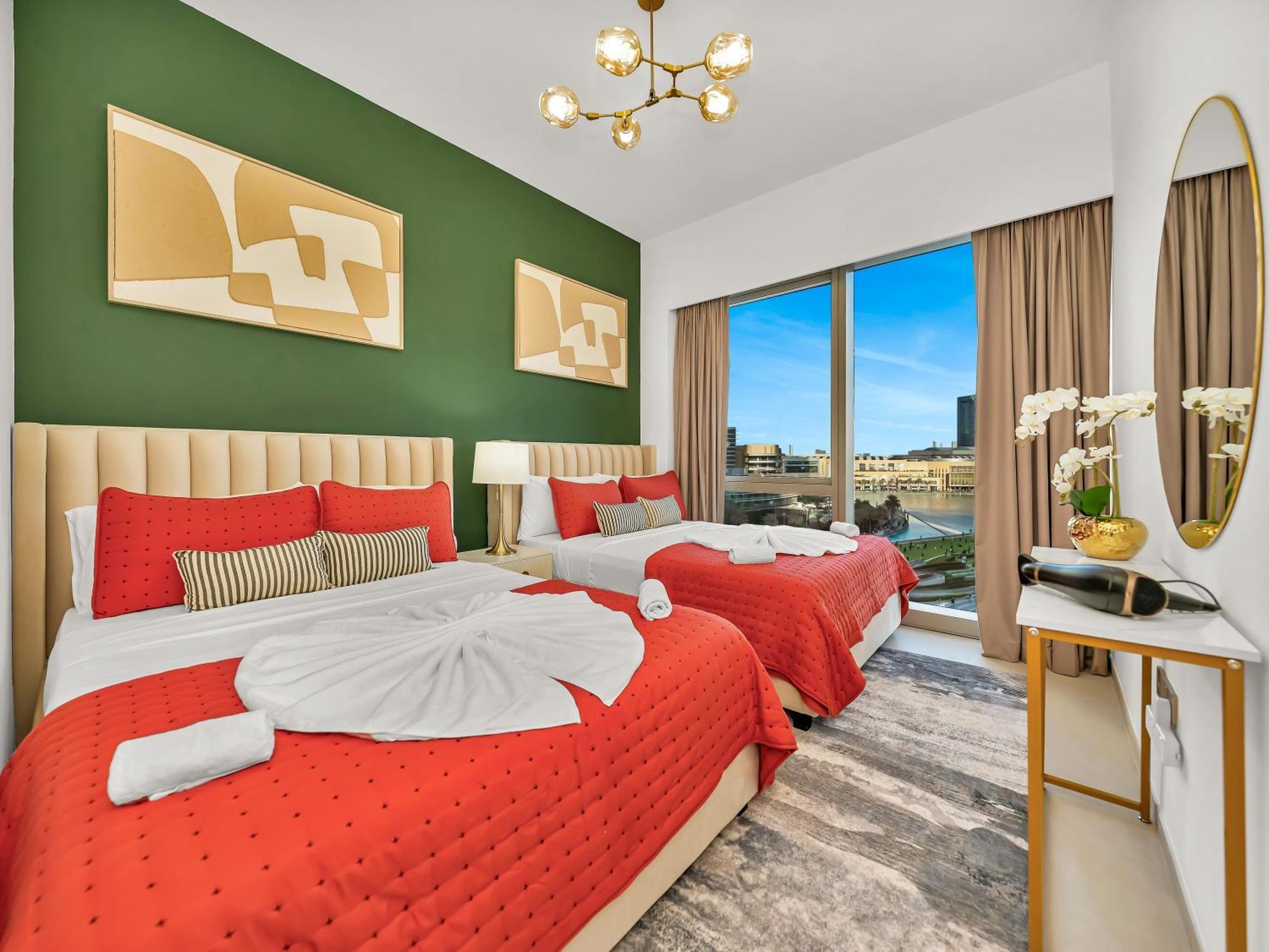 Apartamento Direct Burj Khalifa & Fountain Views Lux 2br