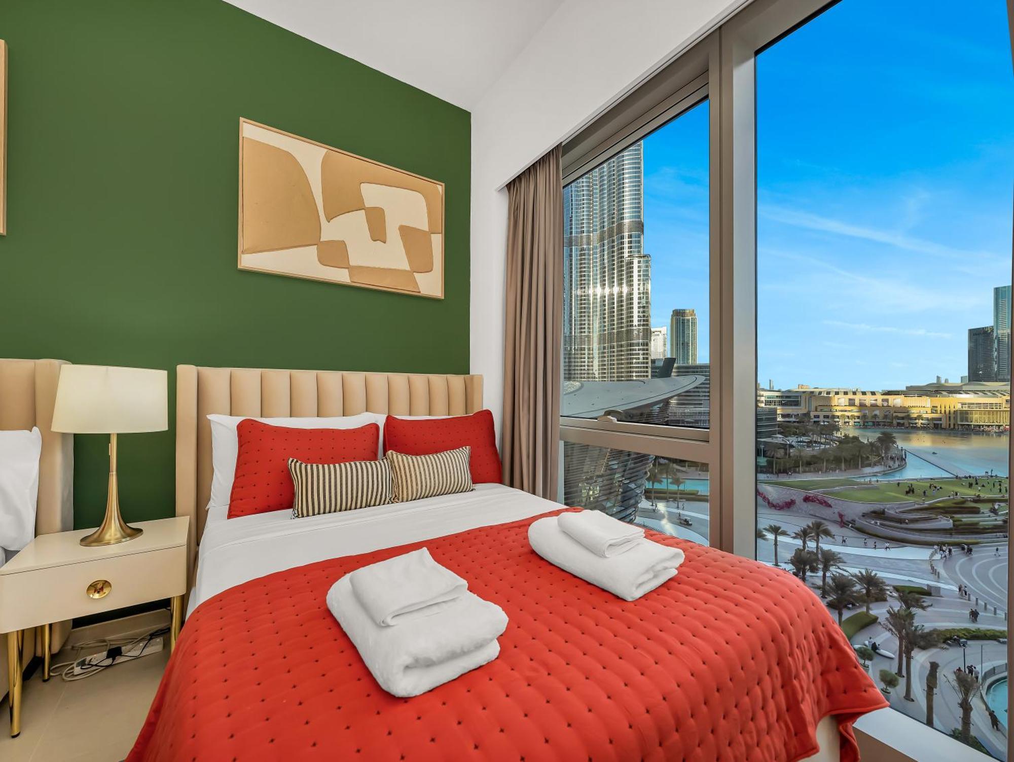 Direct Burj Khalifa & Fountain Views Lux 2br Apartamento *