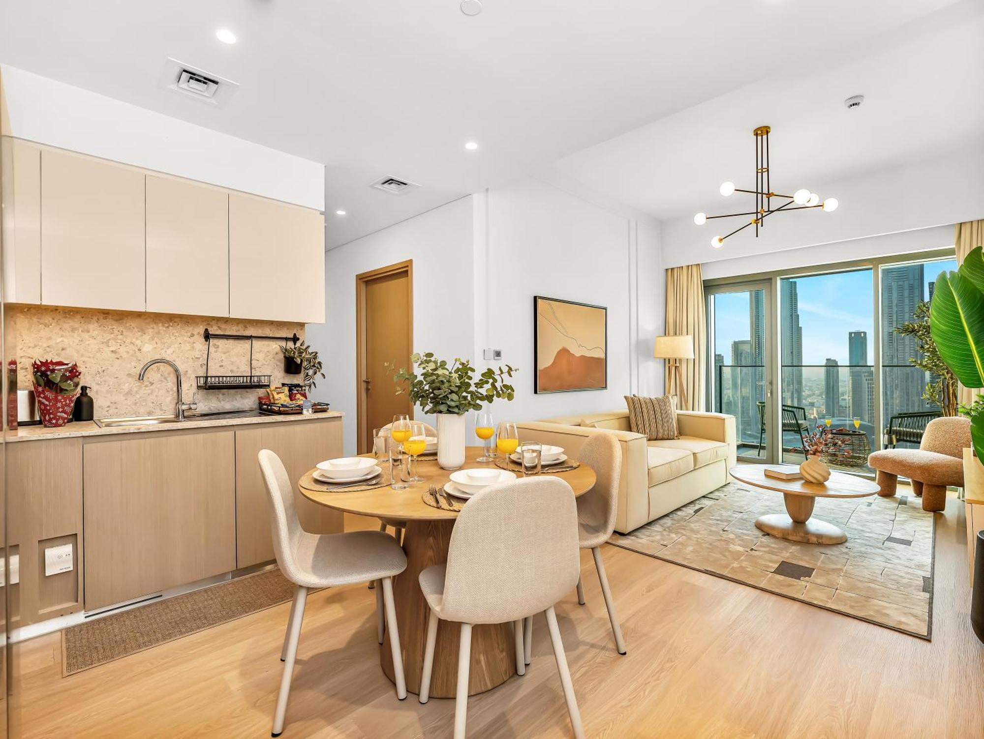 Apartemen The Burj Khalifa Luxury 2-bed In Burj Royale *