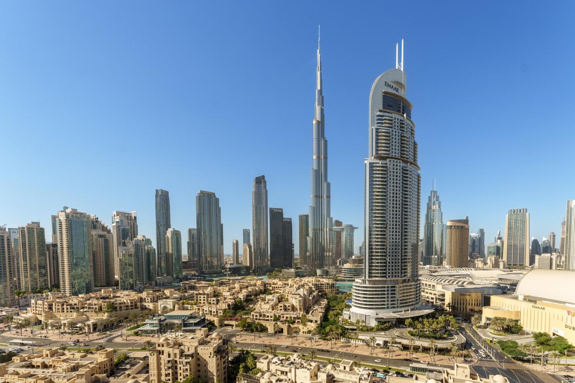 Maison Privee - Elevated Living With Spectacular Burj Khalifa Views Lägenhet *