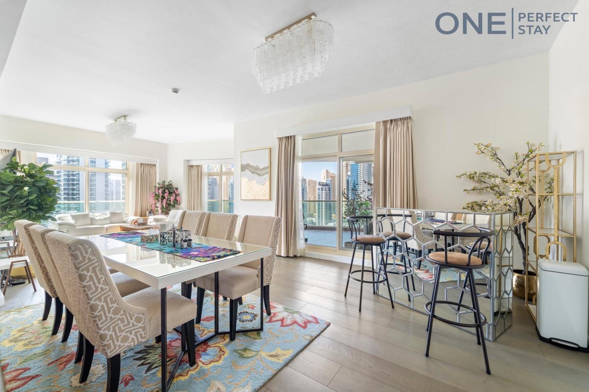 Amazing 3br With Maid In Marina With Pool & Gym Appartamento *