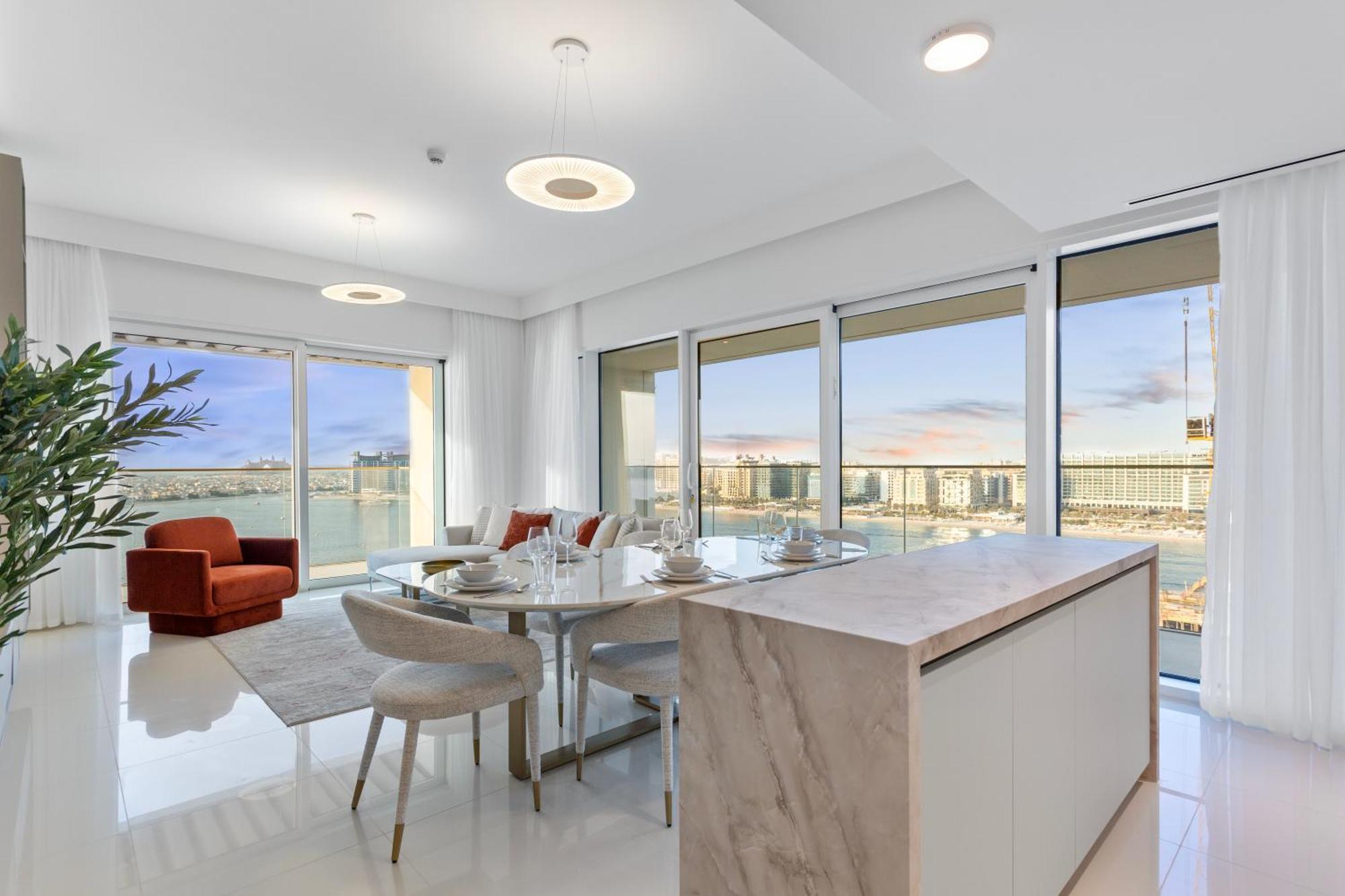 Seaview Living 2 Bedroom - Grand Bleu By Elie Saab Apartment Dubai