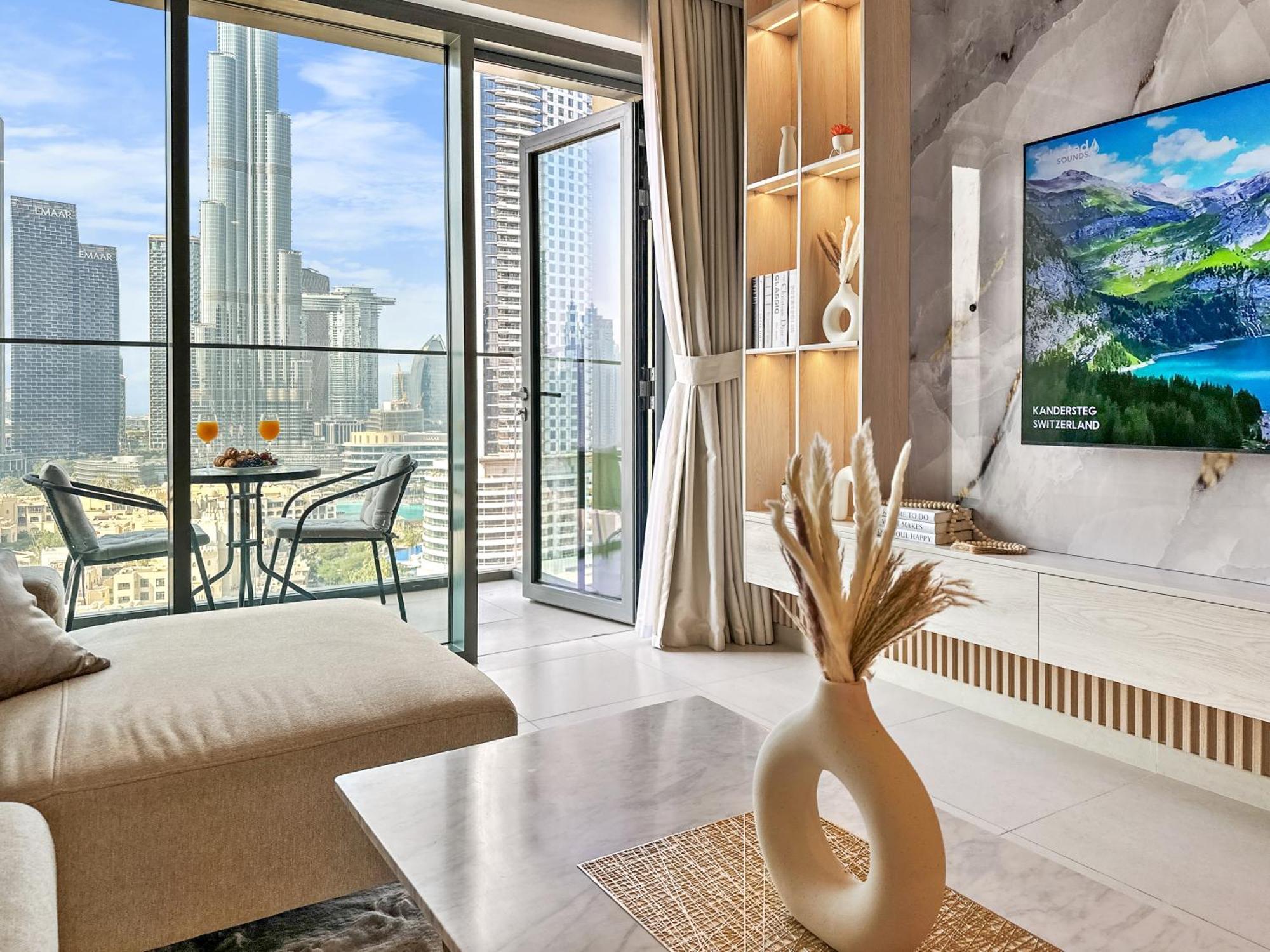 Apartemen View In And Burj Khalifa View - 2 Bedroom - 3 Beds