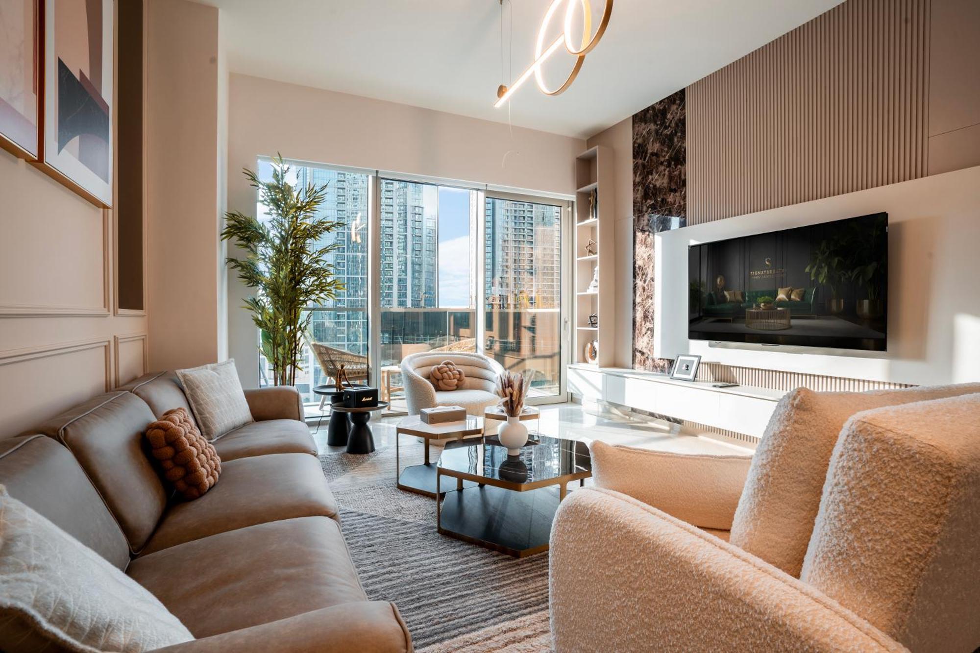 Lägenhet Luxury 1-bedroom In Downtown I Walk To Mall And Fountains *