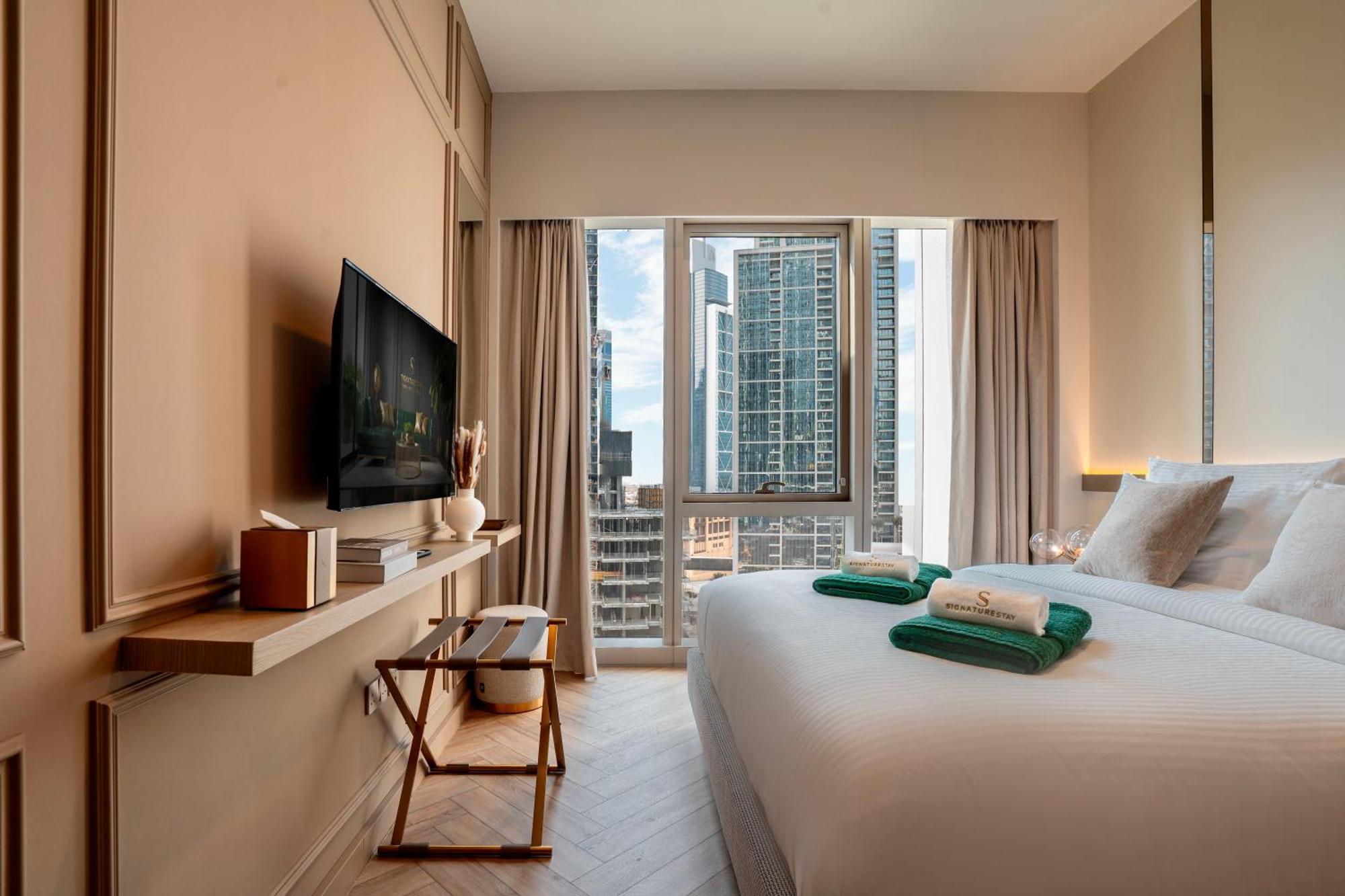 Apartamento Modern 1-bedroom In Downtown Near Mall & Burj Khalifa *