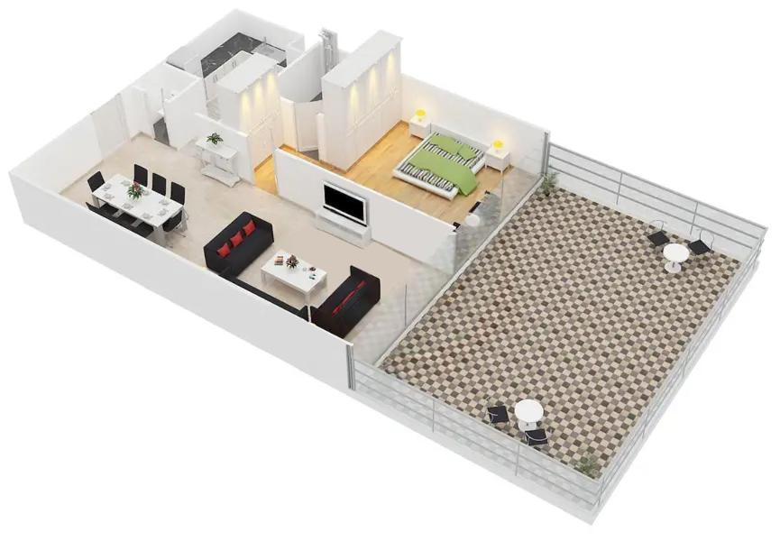 Lux - Opulent Island 3 Lägenhet Dubai