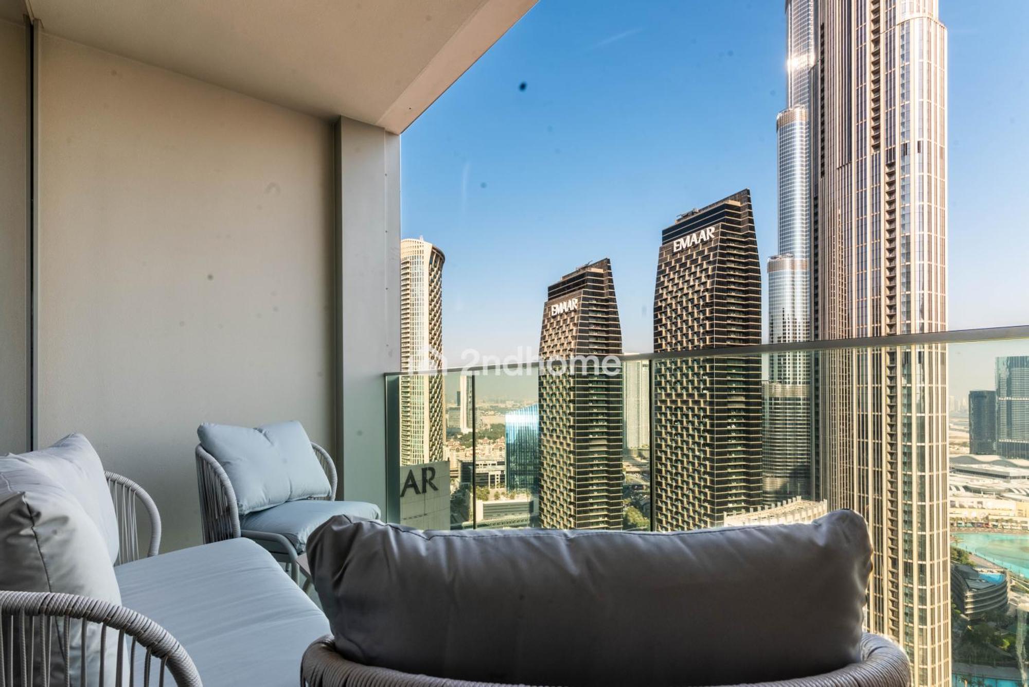 Appartement Unit Overlooking Burj Khalifa And Fountain View Dubaï