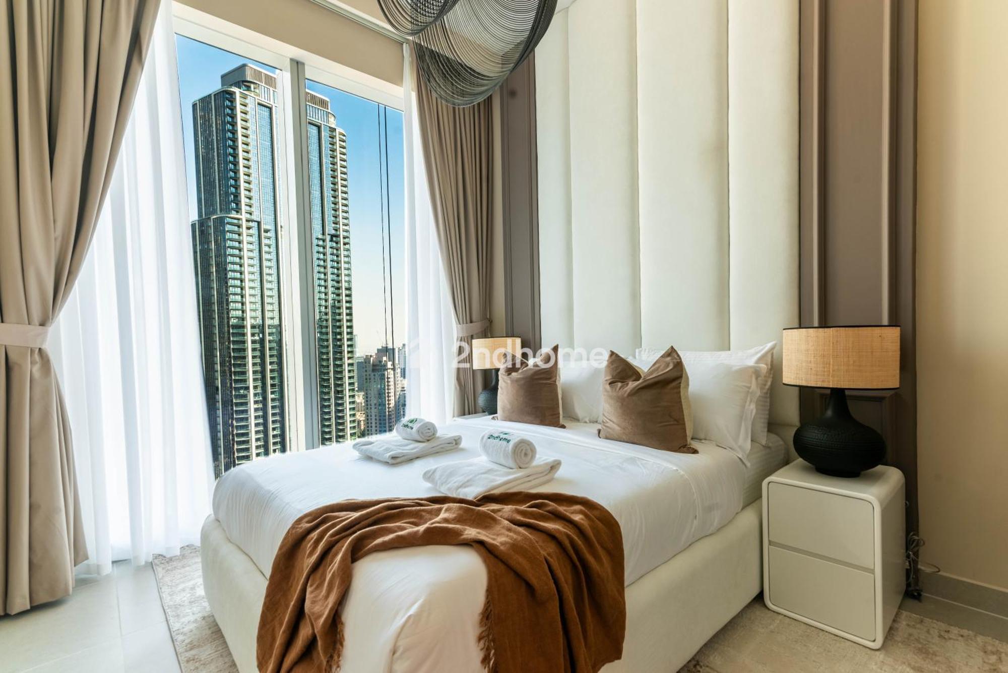 Unit Overlooking Burj Khalifa And Fountain View Appartement *