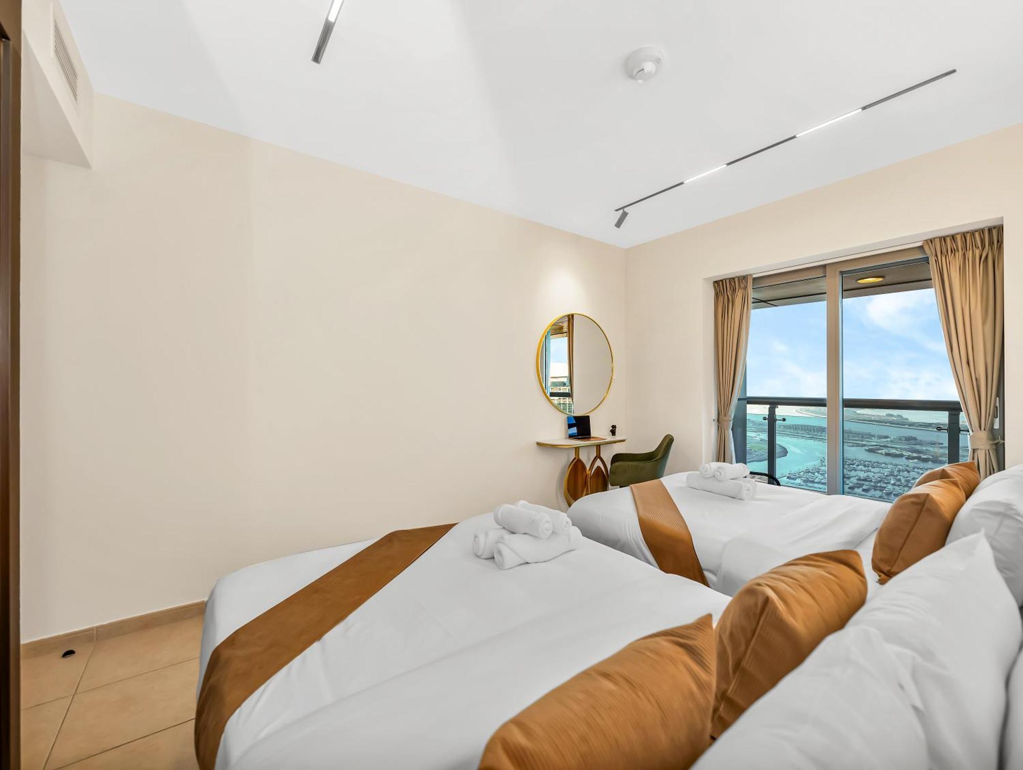 Lux New 2 Bhk - Full Sea View - Marina - 5 Min To - 100 Metres To Tram * Dubaï