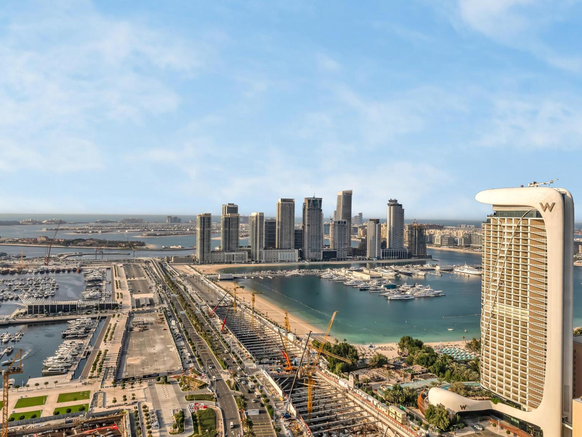 Lux New 2 Bhk - Full Sea View - Marina - 5 Min To - 100 Metres To Tram Appartement Dubaï