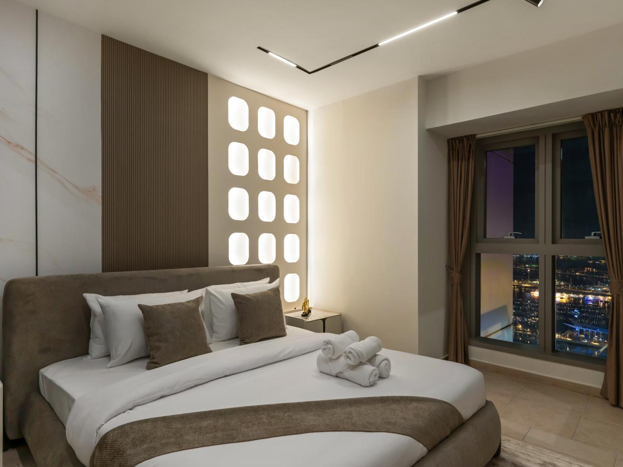 Appartement Lux New 2 Bhk - Full Sea View - Marina - 5 Min To - 100 Metres To Tram