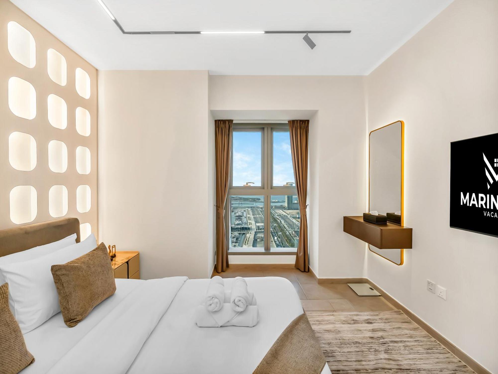 Lux New 2 Bhk - Full Sea View - Marina - 5 Min To - 100 Metres To Tram Appartement *