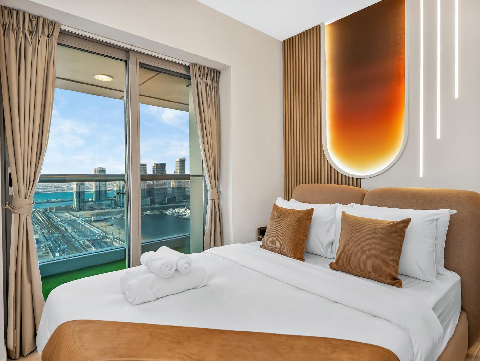 Lux New 2 Bhk - Full Sea View - Marina - 5 Min To - 100 Metres To Tram Appartement *