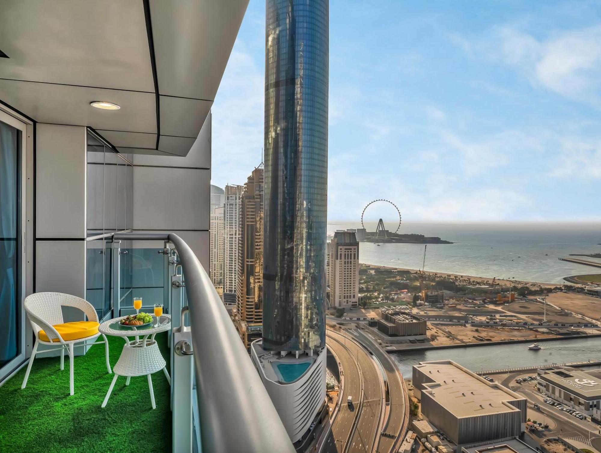 Lux New 2 Bhk - Full Sea View - Marina - 5 Min To - 100 Metres To Tram Dubaï