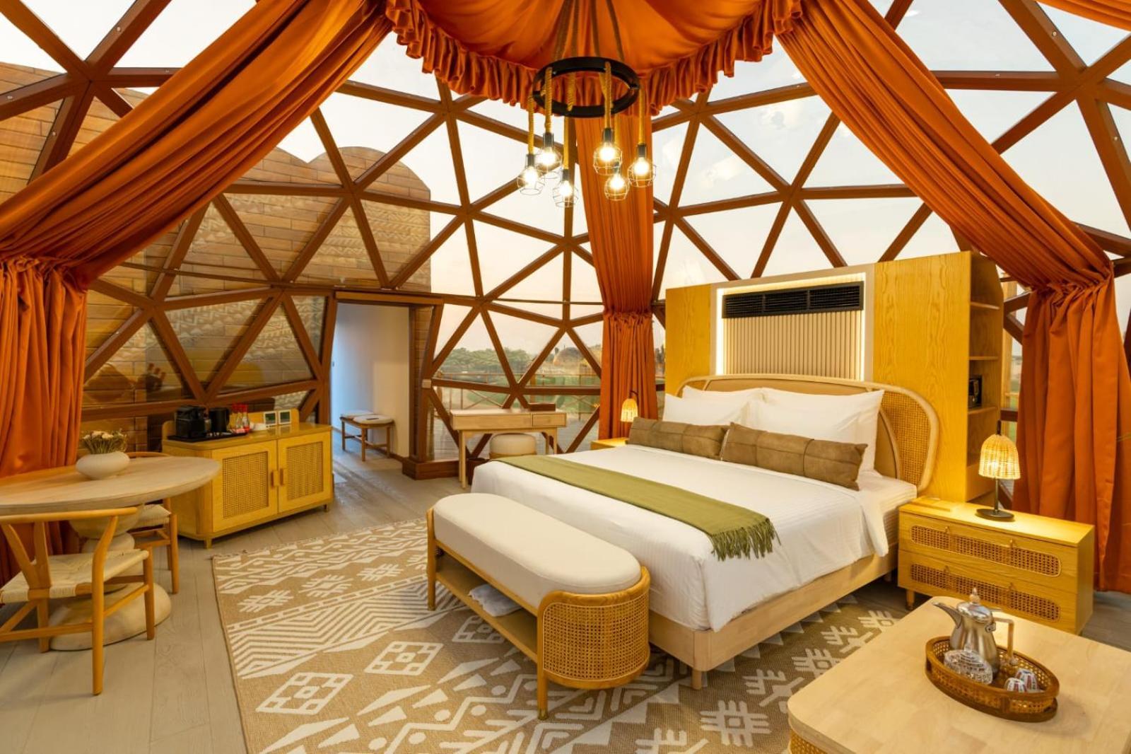 Al Marmoom Oasis Luxury Experiential Desert Domes Luxury tent