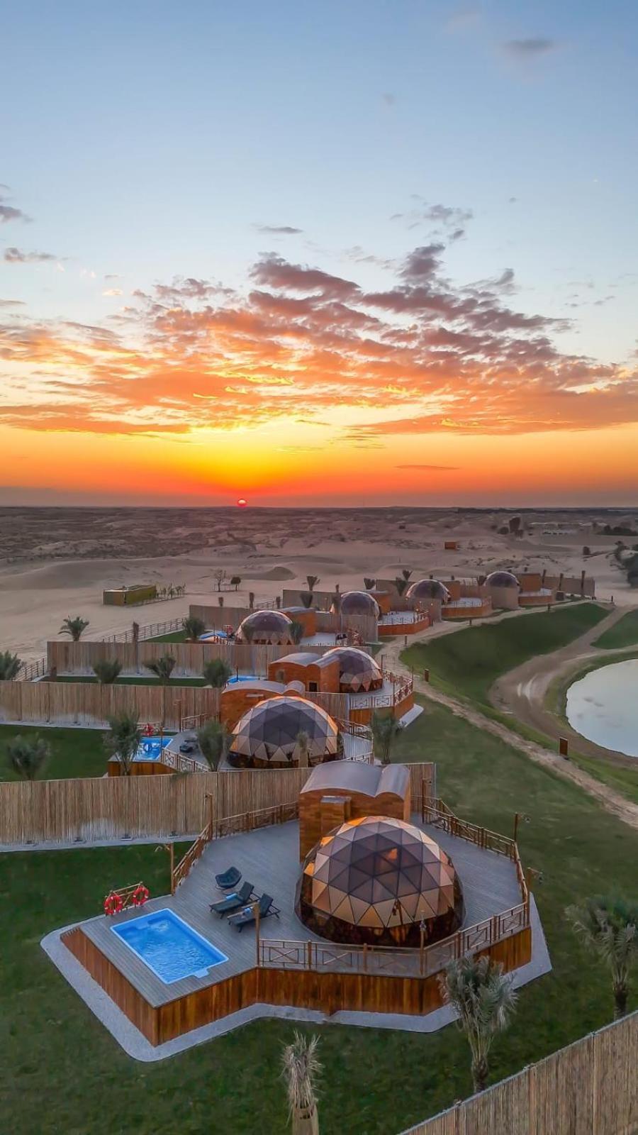 Luxury tent Al Marmoom Oasis Luxury Experiential Desert Domes Dubai