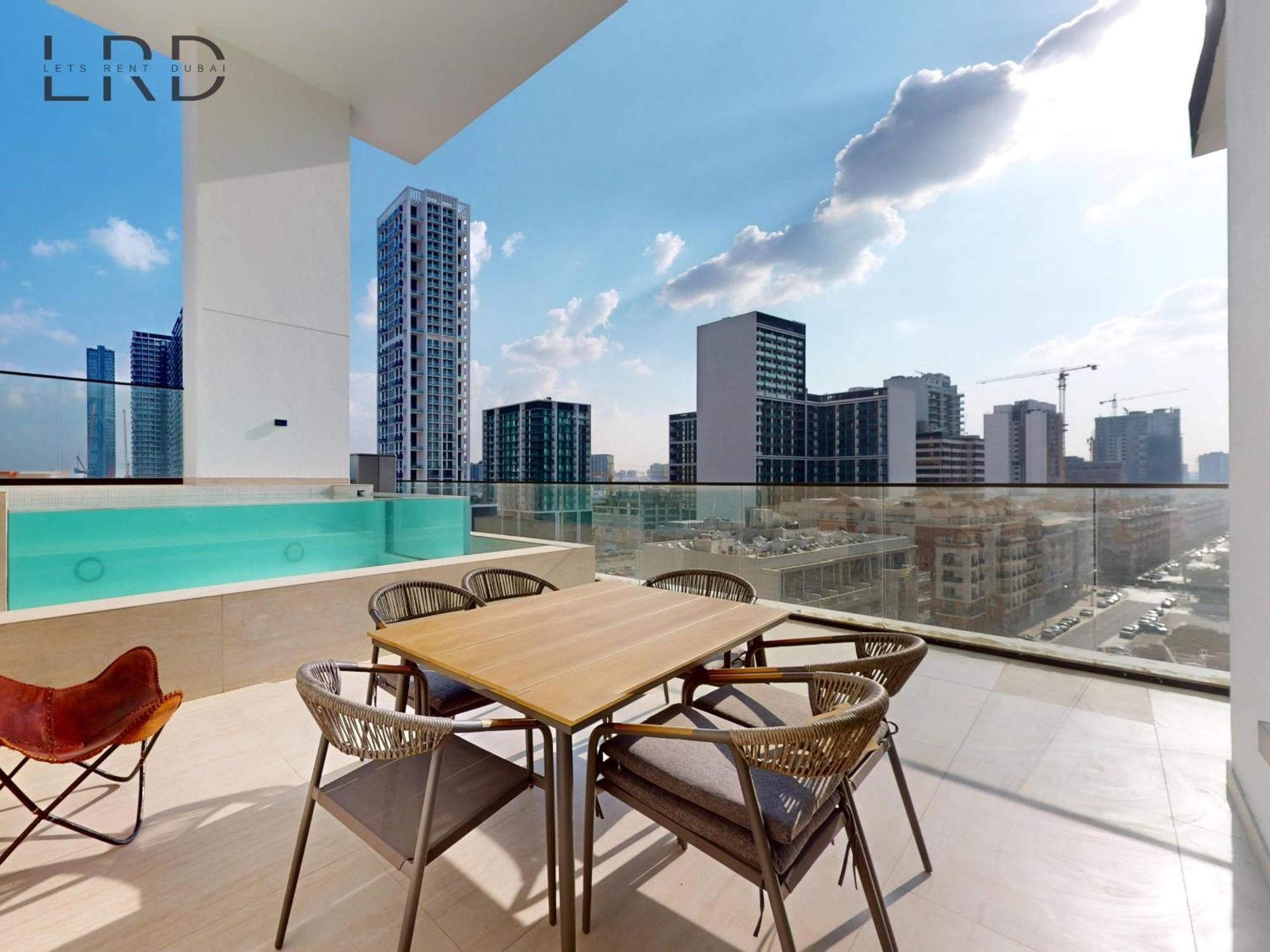 Modern Smart 2br With Private Pool In Jvc * Dubai