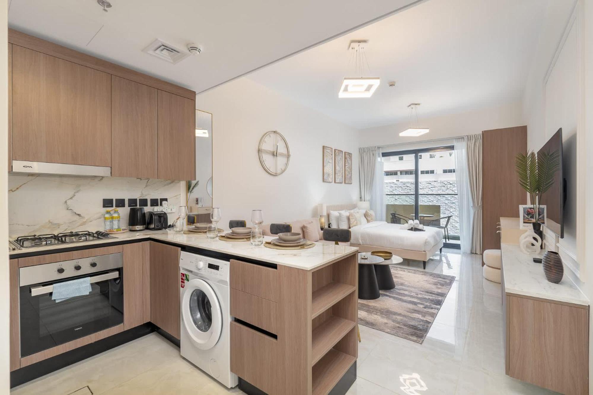 Appartement Peaceful Charming Perfect For 4 In Jvc Dubaï