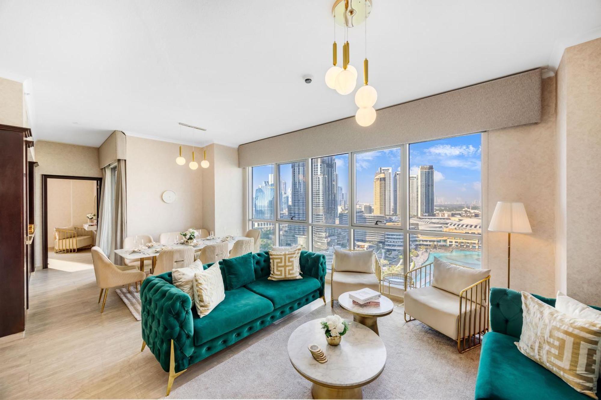 Appartement Durrani Homes - Grandiose 5br Besides Mall With Burjkhalifa And Fountain View