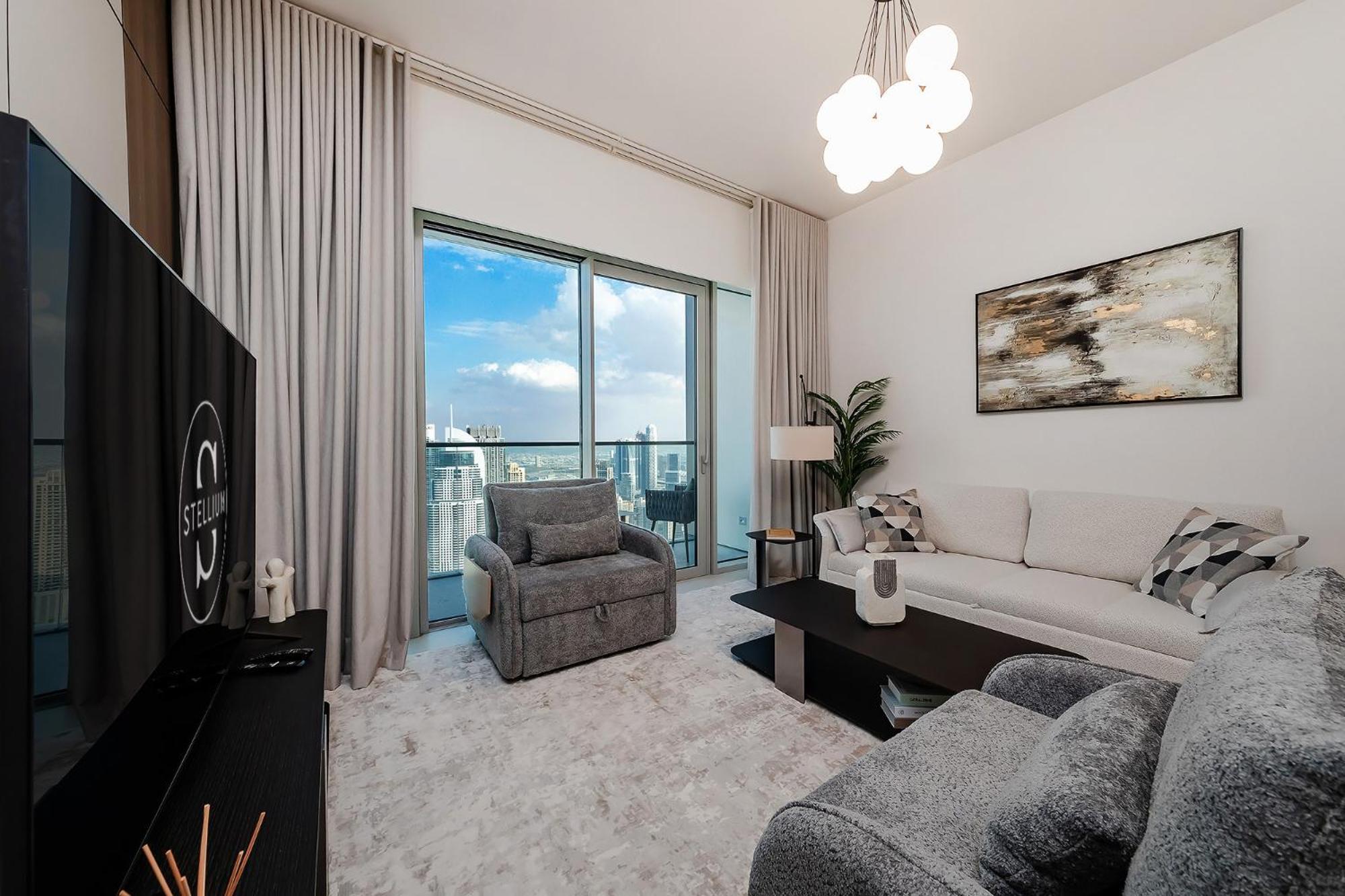 Appartement 65th Floor Burj & Fountain Views Penthouse - Sleeps 9 - Grande Signature Residences