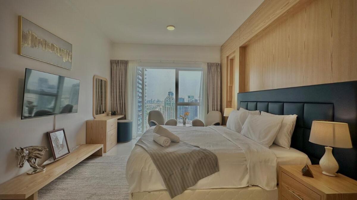 Appartement Exclusive 2br Escape With Marina Views In Damac Heights By Bhavan Dubai
