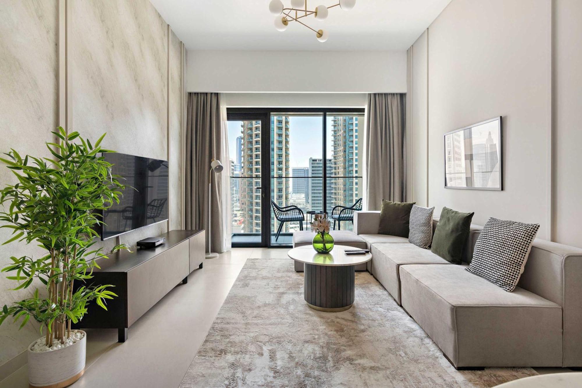 Lägenhet Silkhaus Elegant 1bdr In Downtown Premium Tower