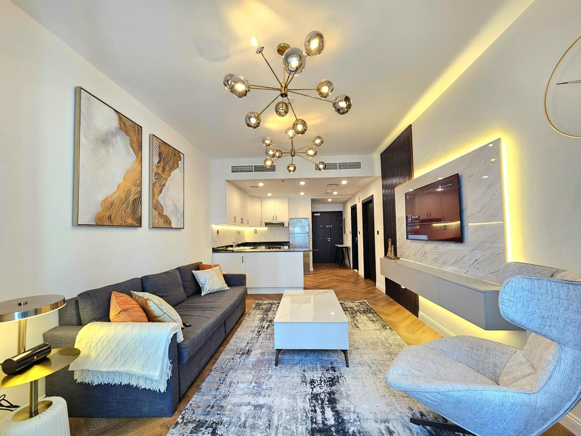 Lux 1br High-floor In Marina Appartement