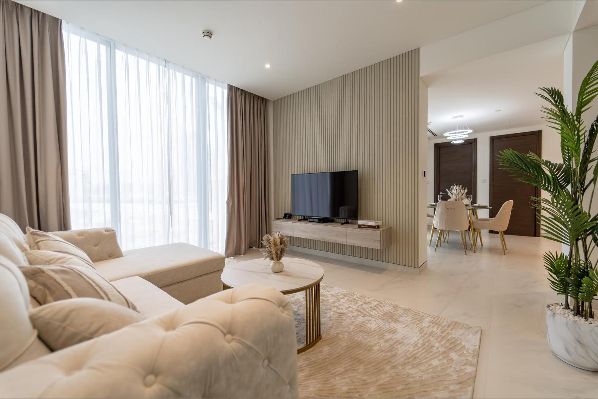 Modern 1br In Creek Vistas Grande, Burj Khalifa View Apartamento Dubai