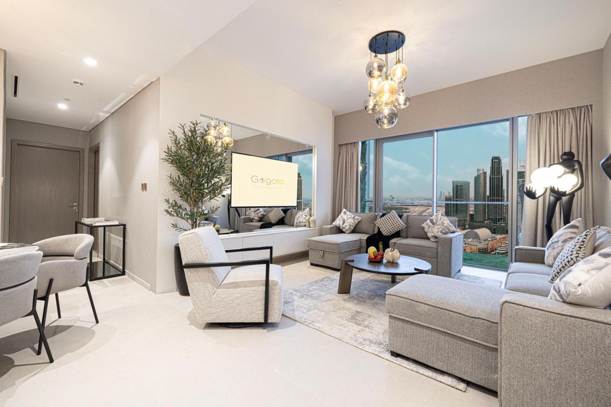 Luxury High Floor Burj Khalifa And Fountain View 5 Minute Walk Mall Aparthotel Dubai