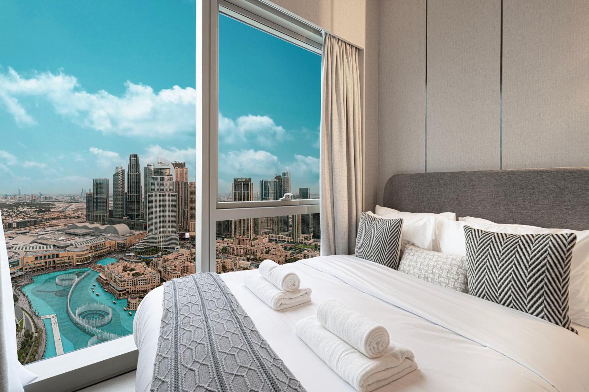 Aparthotel Luxury High Floor Burj Khalifa And Fountain View 5 Minute Walk Mall