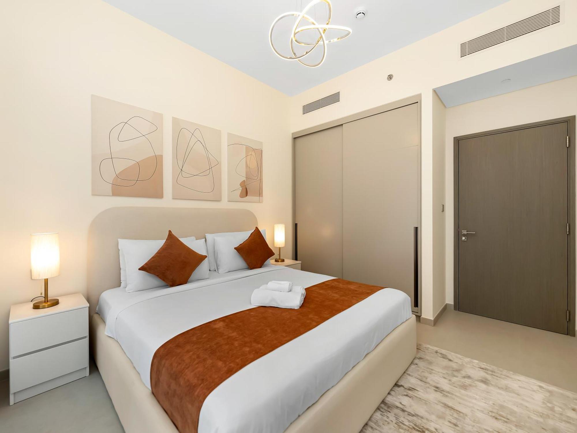 Apartamento Elegant 1br I 1min Walk To Burj Khalifa & Fountain Dubái