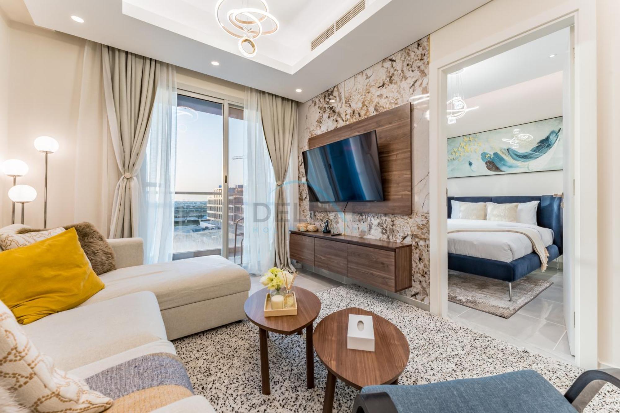 View 1br With Private Balcony Near Golf Clubs, Centurion Onyx, Nad Al Sheba By Deluxe Homes Appartement Dubaï
