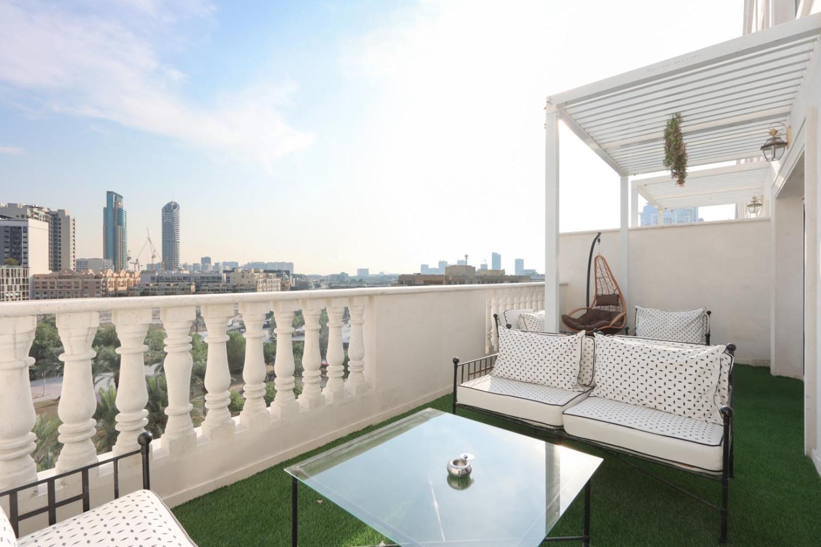 Livbnb - Homey 1b With Spacious Terrace In District 14, Jvc Lägenhet
