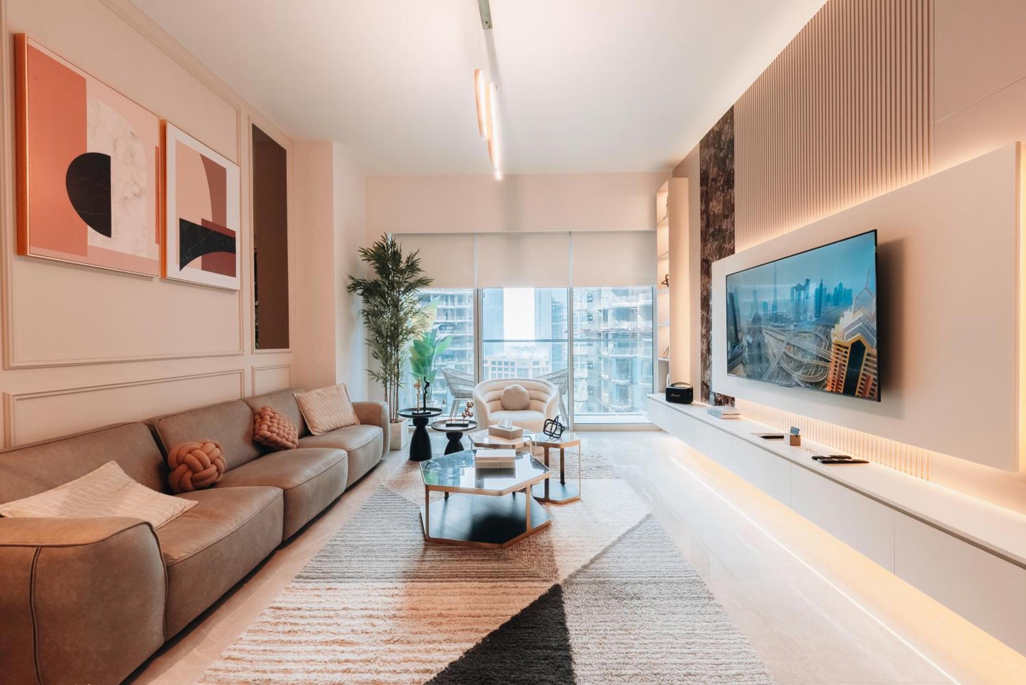 Modern 1-bedroom In Downtown Near Mall & Burj Khalifa