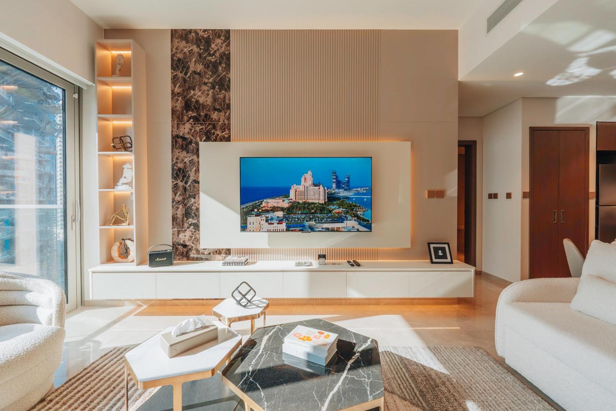 Modern 1-bedroom In Downtown Near Mall & Burj Khalifa Apartamento *
